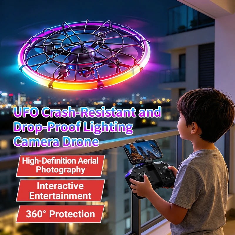 Drone Cinematic - JJRC H145 UFO RC Drone dengan