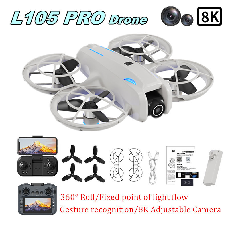 Drone L105 PRO Duel Lensa 8k A - Drone Cinematic ulasan dan harga